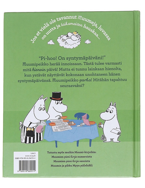 Muumin syntymäpäivänappi - Tove Jansson - Lastenkirjat - 10105614930 - 1