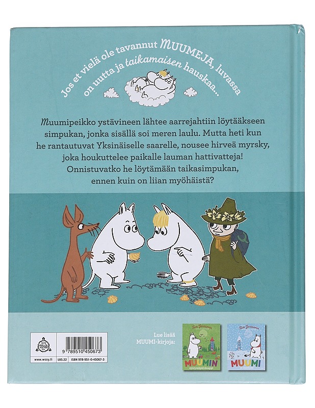 Muumi ja meren laulu - Jansson, Tove - Lastenkirjat - 10105614940 - 1