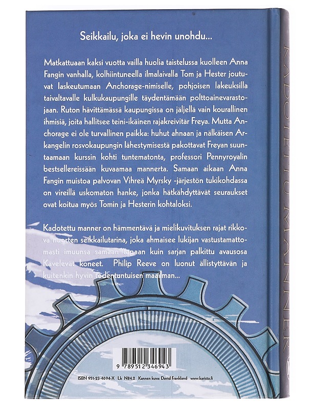 Kadotettu manner - Reeve, Philip - Fantasia- ja scifi - 10105614949 - 1