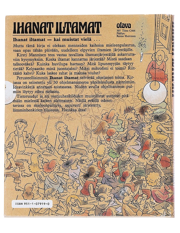 Ihanat iltamat / iltamatiedon käsikirja iltahuvien ystäville - Manninen, Kirsti - Historiakirjat - 10105614957 - 1