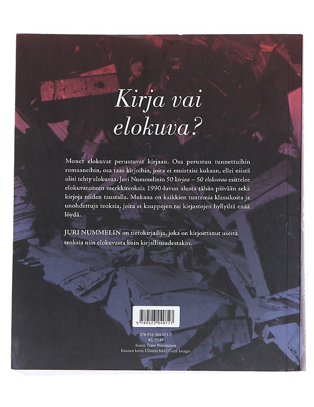 50 kirjaa 50 elokuvaa - Juri Nummelin - Tietokirjat ja oppaat - 10105614977 - 1