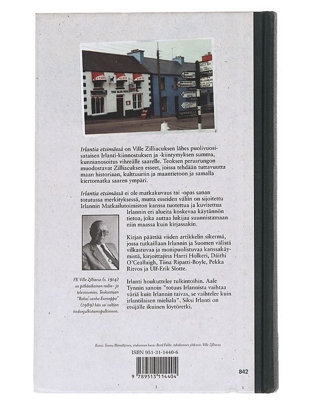 Irlantia etsimässä - Ville Zilliacus - Historiakirjat - 10105614981 - 1