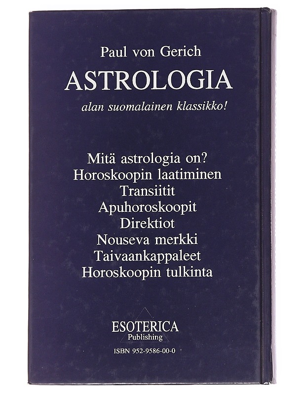Astrologia - Paul von Gerich - Tietokirjat ja oppaat - 10105614985 - 1