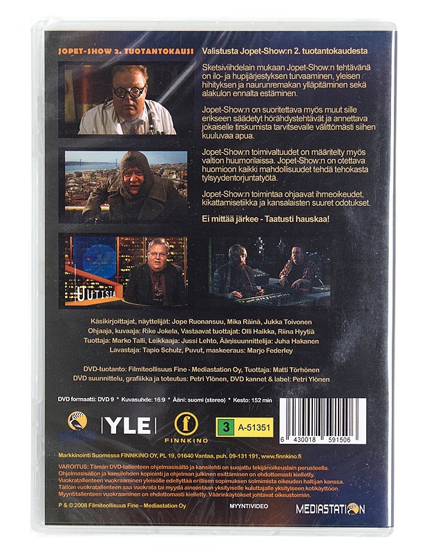 Jopet-Show tuotantokausi 2 - DVD - DVD-elokuvat - 10105615015 - 1