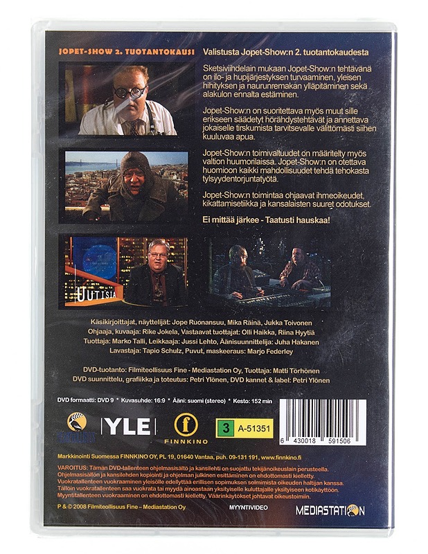 Jopet-Show tuotantokausi 2 - DVD - DVD-elokuvat - 10105615025 - 1