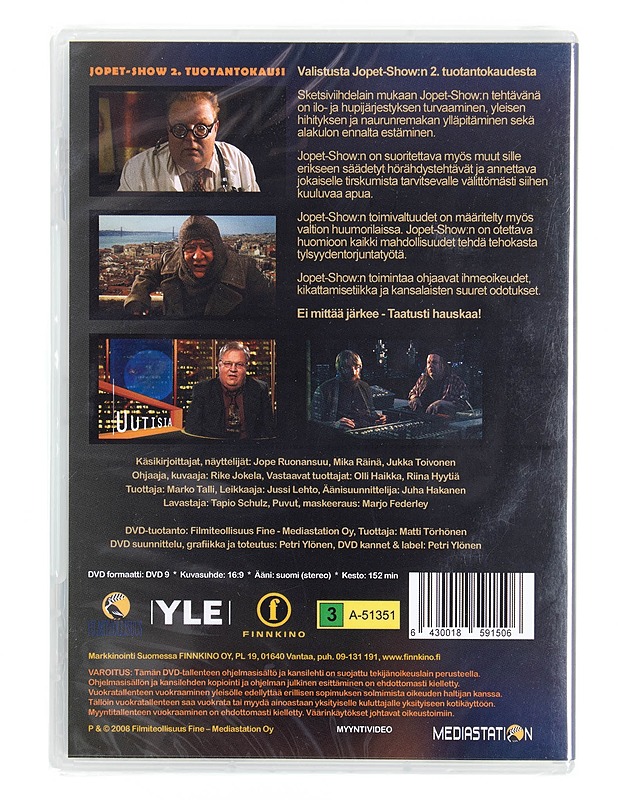 Jopet-Show tuotantokausi 2 - DVD - DVD-elokuvat - 10105615028 - 1