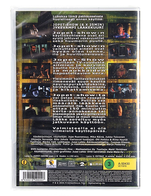 Jopet-Show tuotantokausi 1 - DVD - DVD-elokuvat - 10105615040 - 1