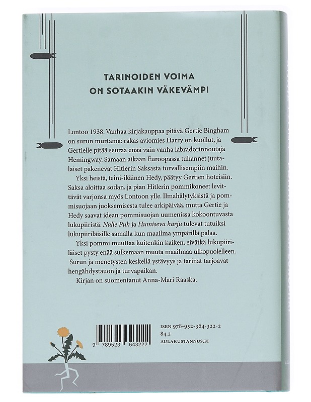 Pommisuojan lukupiiri - Annie Lyons - Kaunokirjallisuus - 10105615098 - 1