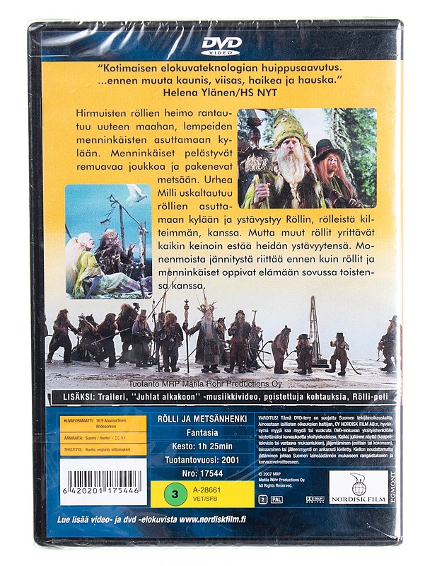 Rölli ja metsänhenki - DVD - DVD-elokuvat - 10105615101 - 1