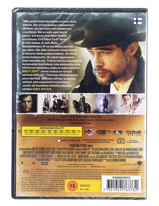 Jesse Jamesin salamurha - DVD - DVD-elokuvat - 10105615102 - 1