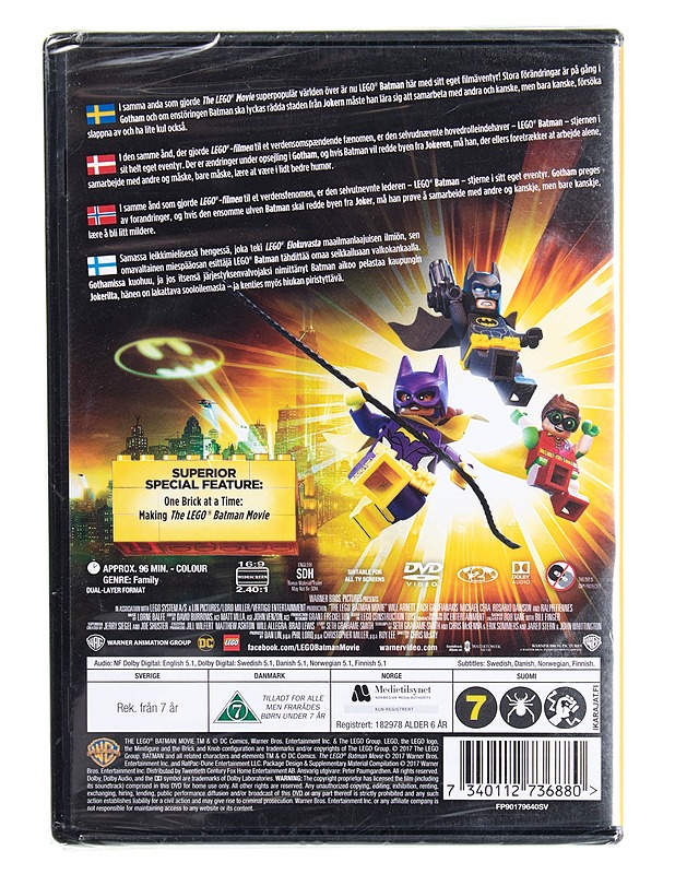 Lego DC : The Batman movie - DVD - DVD-elokuvat - 10105615108 - 1