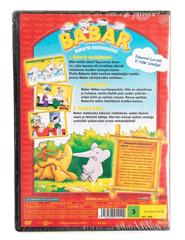 Babarin ensiaskeleet - DVD - DVD-elokuvat - 10105615116 - 1