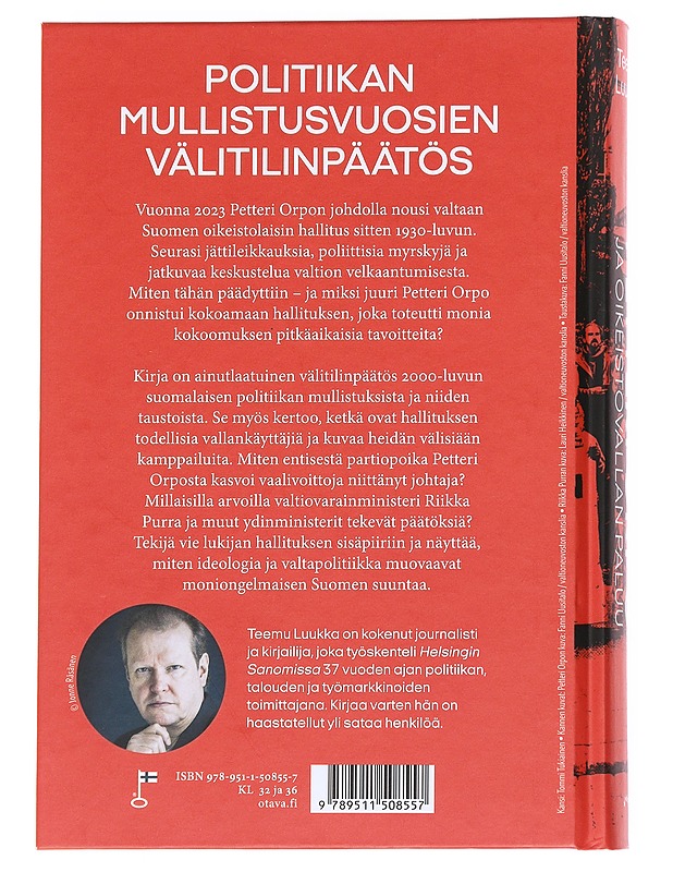 Petteri Orpo ja oikeistovallan paluu - Teemu Luukka - Elämäkerrat ja muistelmat - 10105615130 - 1