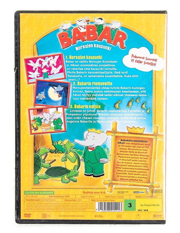 Babar norsujen kaupunki - DVD - DVD-elokuvat - 10105615132 - 1