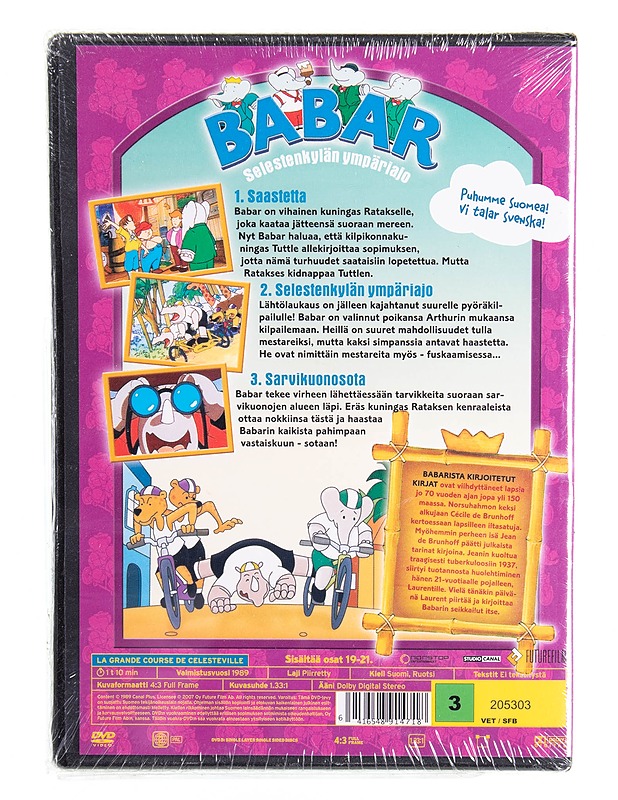 Babar selestenkylä ympäriajo - DVD - DVD-elokuvat - 10105615137 - 1