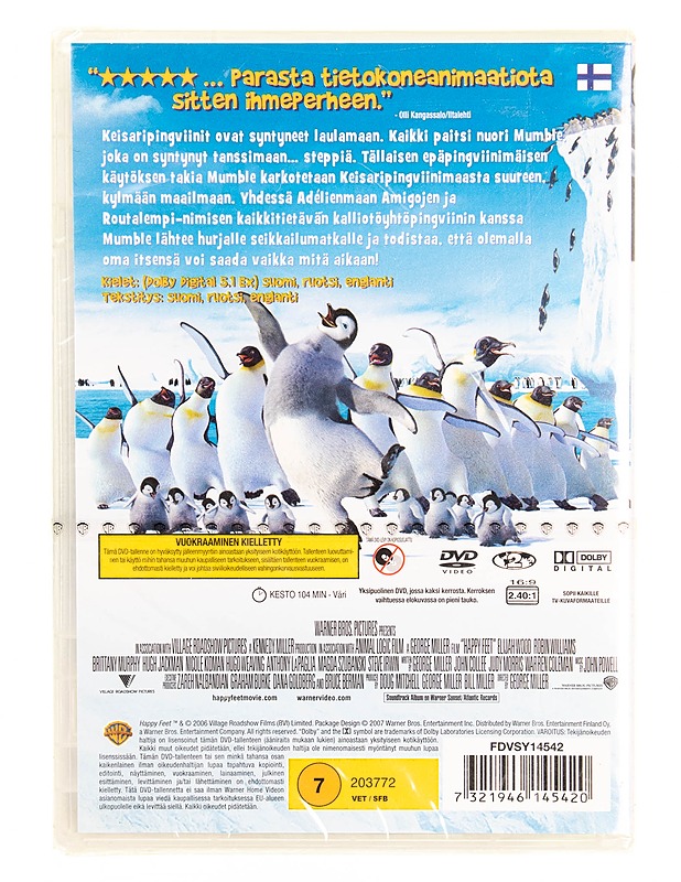 Happy feet - DVD - DVD-elokuvat - 10105615150 - 1