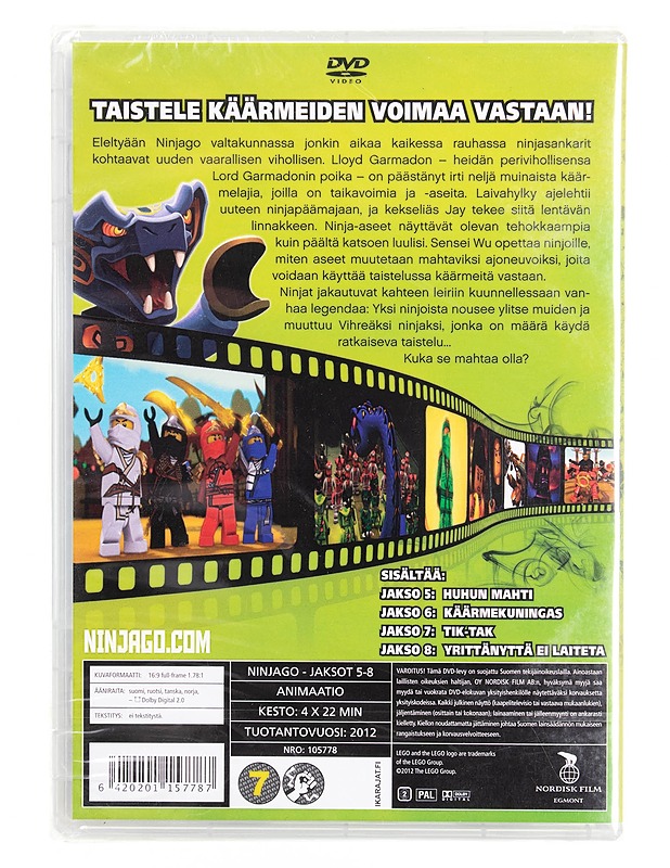 Lego Ninjago masters of spinjitzu jaksot 5-8 - DVD - DVD-elokuvat - 10105615172 - 1
