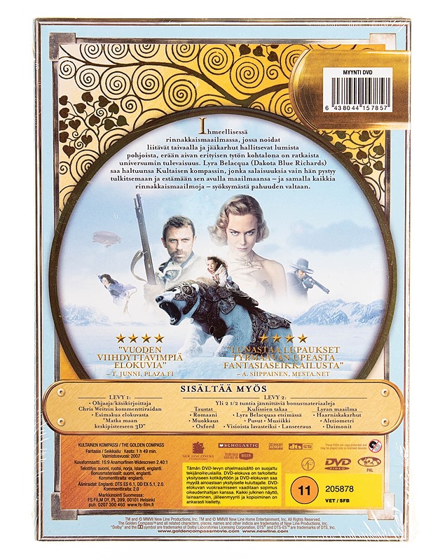 Kultainen kompassi - DVD - DVD-elokuvat - 10105615179 - 1