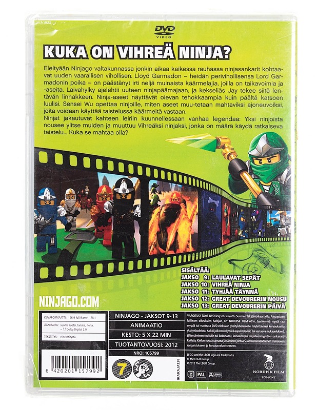 Ninjago masters of spinjitzu jaksot 9-13 - DVD - DVD-elokuvat - 10105615193 - 1