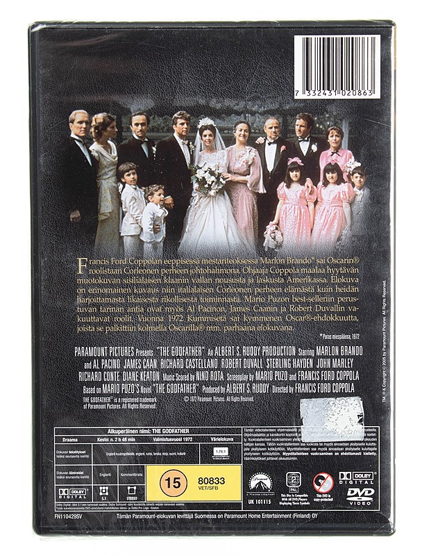 Kummisetä - DVD - DVD-elokuvat - 10105615197 - 1