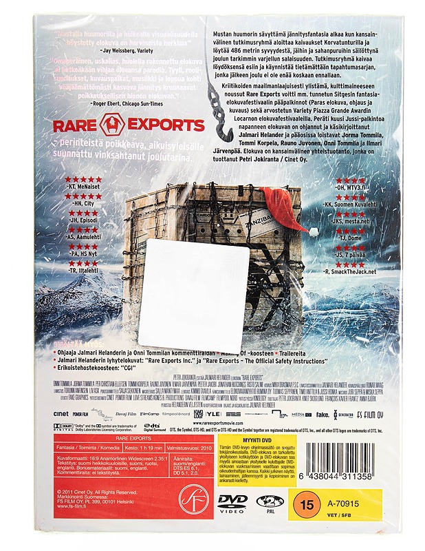 Rare Exports - DVD - DVD-elokuvat - 10105615213 - 1