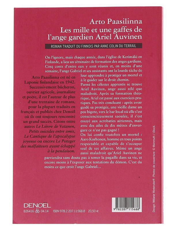 Les mille et une gaffes de l'ange gardien Ariel Auvinen : roman - Paasilinna, Arto - Romaanit ja novellit - 10105615236 - 1