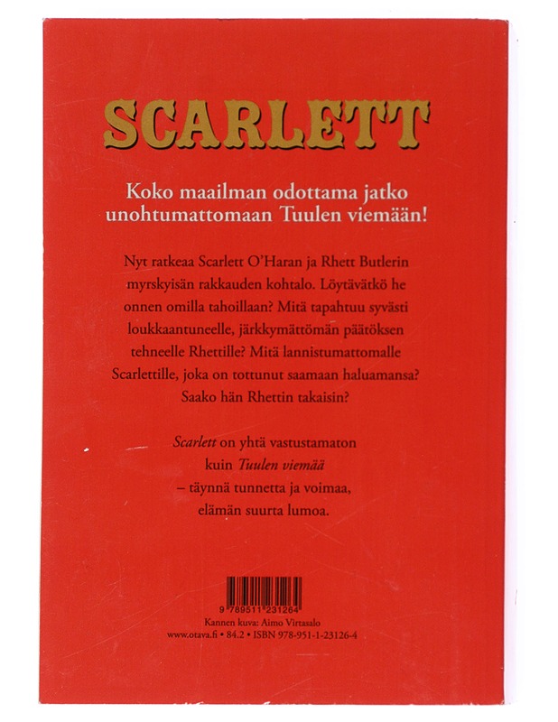 Scarlett - RIPLEY, ALEXANDRA - Romaanit ja novellit - 10105615241 - 1