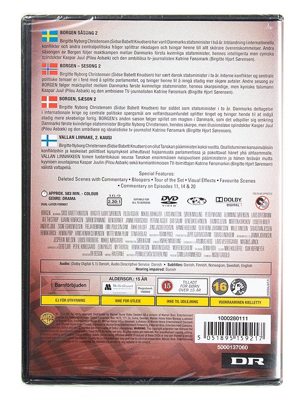 Borgen kausi 2 jaksot 11-20 - DVD - DVD-elokuvat - 10105615282 - 1