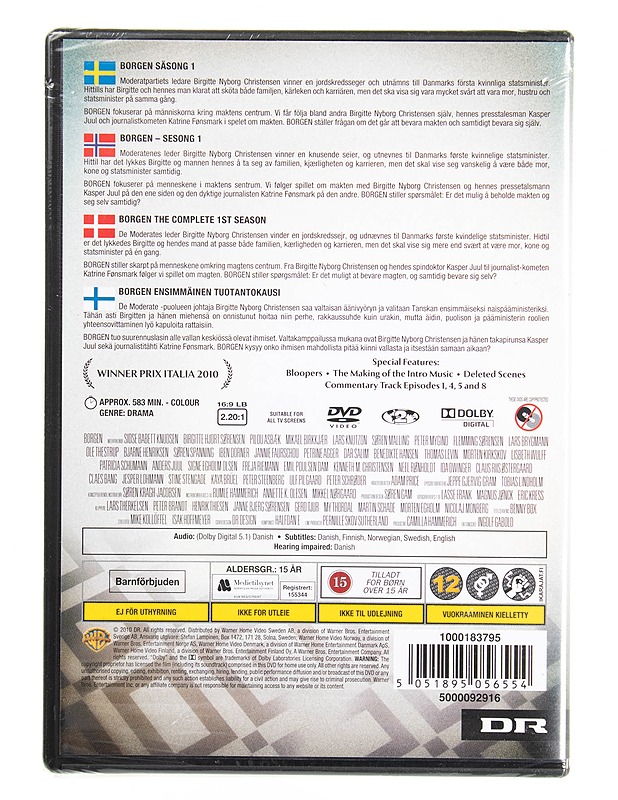Borgen kausi 1 jaksot 1-10 - DVD - DVD-elokuvat - 10105615283 - 1