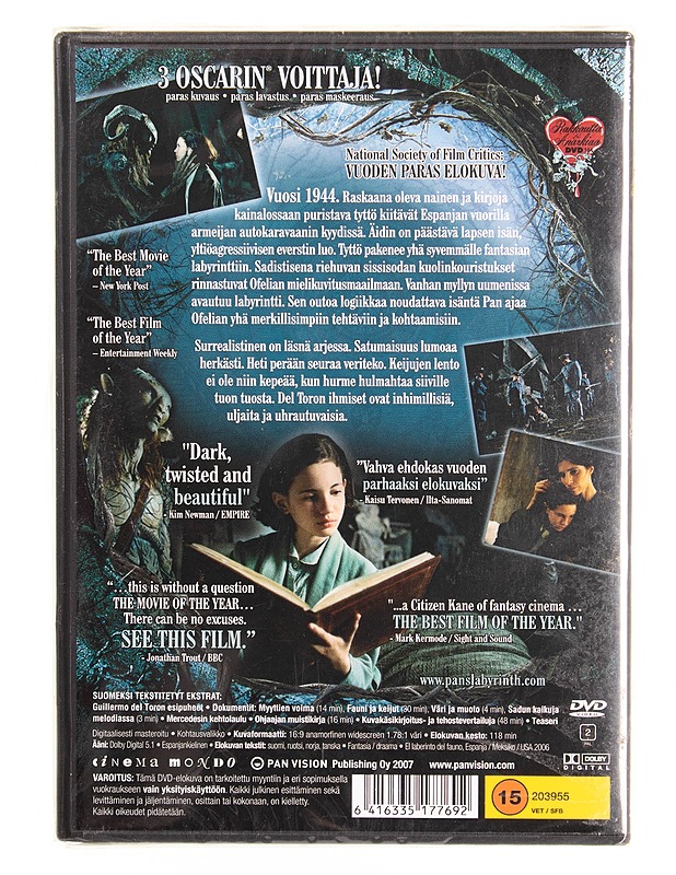 Pan's Labyrinth - DVD - DVD-elokuvat - 10105615286 - 1