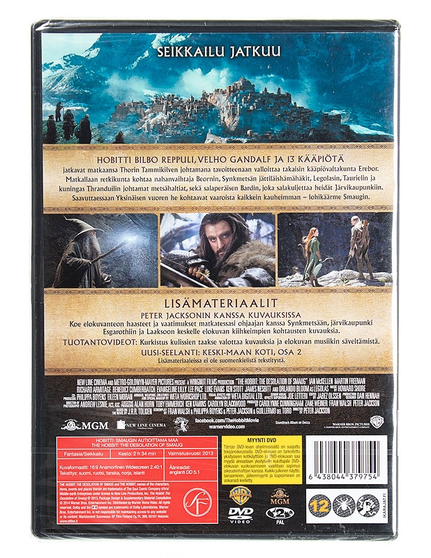 Hobitti Smaugin autioittama maa - DVD - DVD-elokuvat - 10105615318 - 1