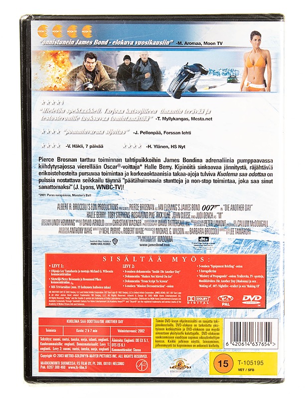 007 Kuolema saa odottaa - DVD - DVD-elokuvat - 10105615349 - 1