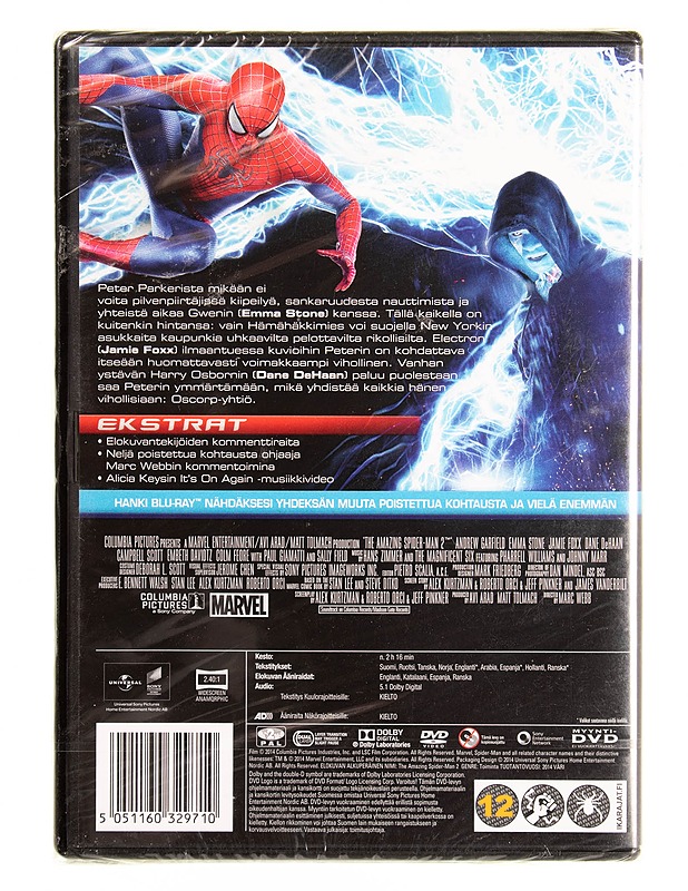 The Amazing Spider-Man 2 - DVD - DVD-elokuvat - 10105615352 - 1