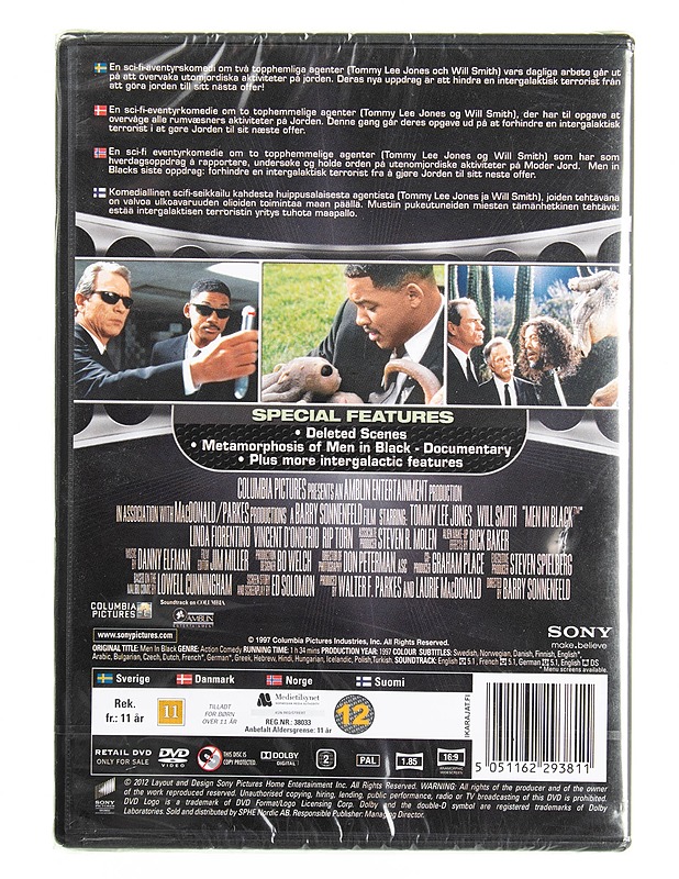 Men in Black - DVD - DVD-elokuvat - 10105615353 - 1