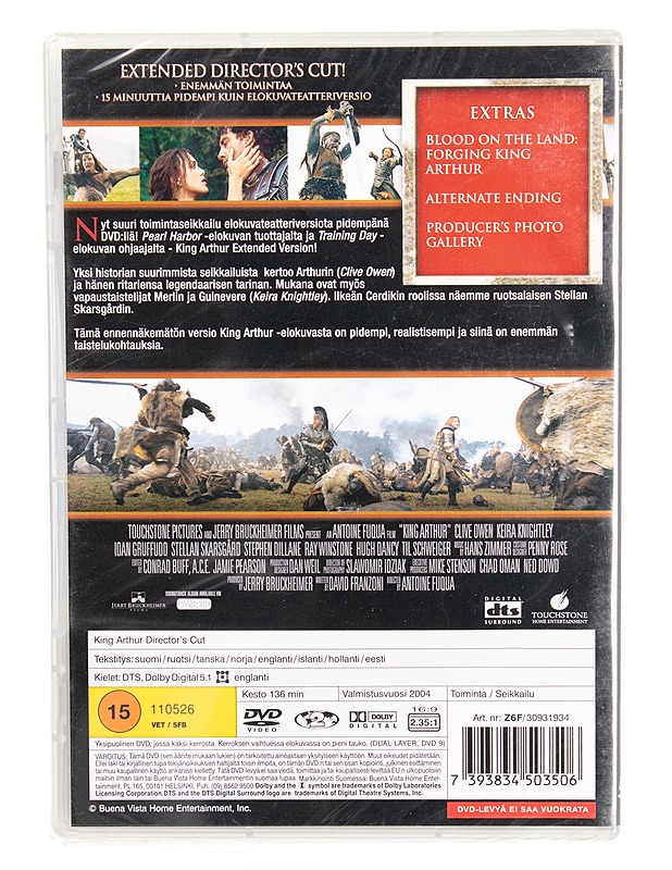 King Arthur (Director's Cut / Extended Version) - DVD - DVD-elokuvat - 10105615360 - 1