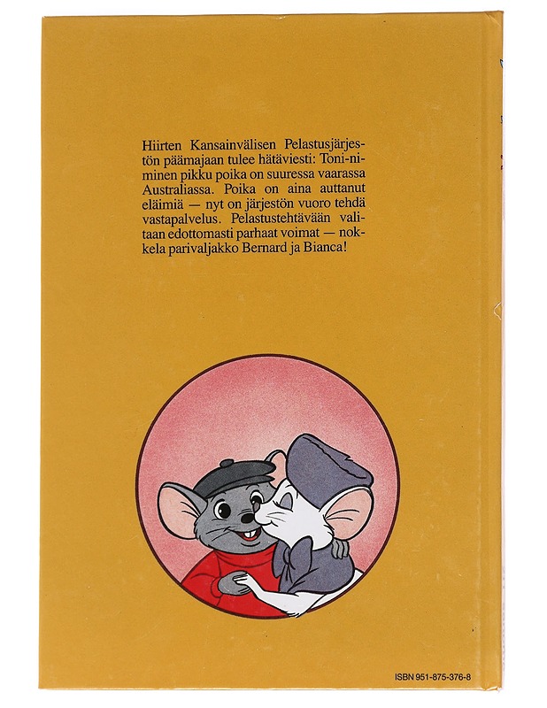 Bernard ja Bianca Australiassa - Disney, Walt - Lastenkirjat - 10105615368 - 1