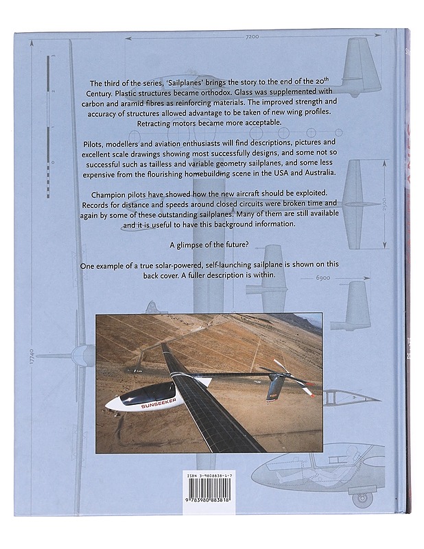 Sailplanes : 1965-2000 - Simons, Martin - Tietokirjat ja oppaat - 10105615392 - 1