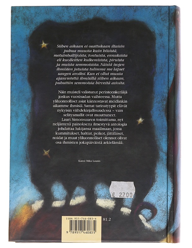 Myytillisiä tarinoita - Lauri Simonsaari (toim.) - Romaanit ja novellit - 10105615442 - 1