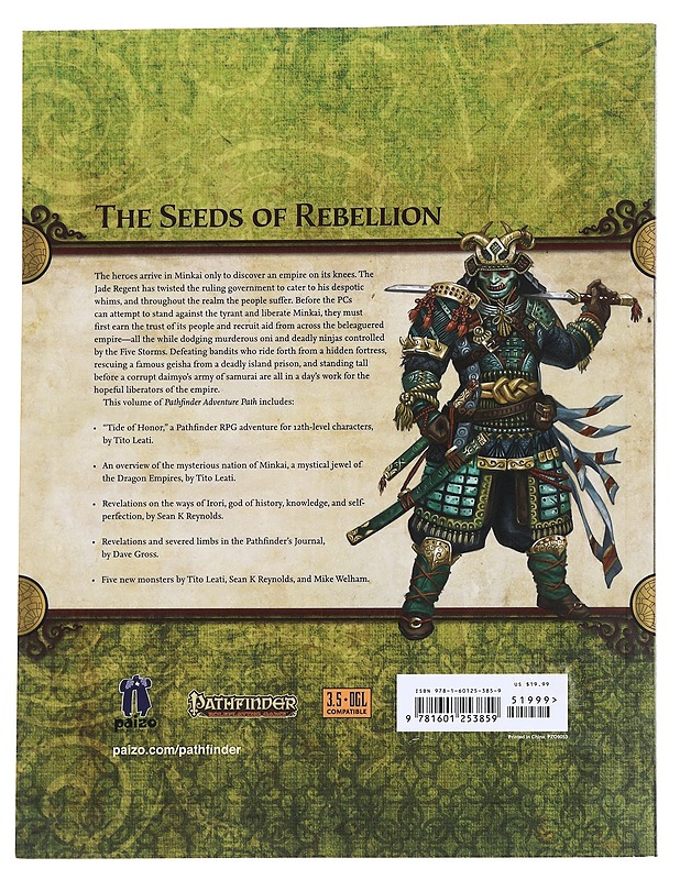Pathfinder Adventure Path: Jade Regent Part 5 - Tide of Honor - Leati, Tito - Sarjakuvat - 10105615450 - 1