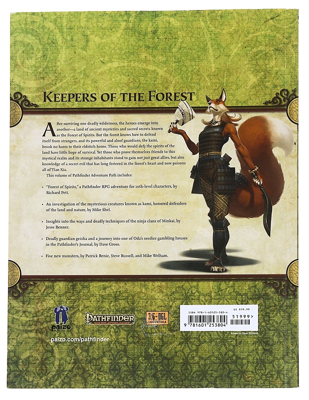 Pathfinder Adventure Path: Jade Regent Part 4 - Forest of Spirits - Pett, Richard  - Sarjakuvat - 10105615452 - 1