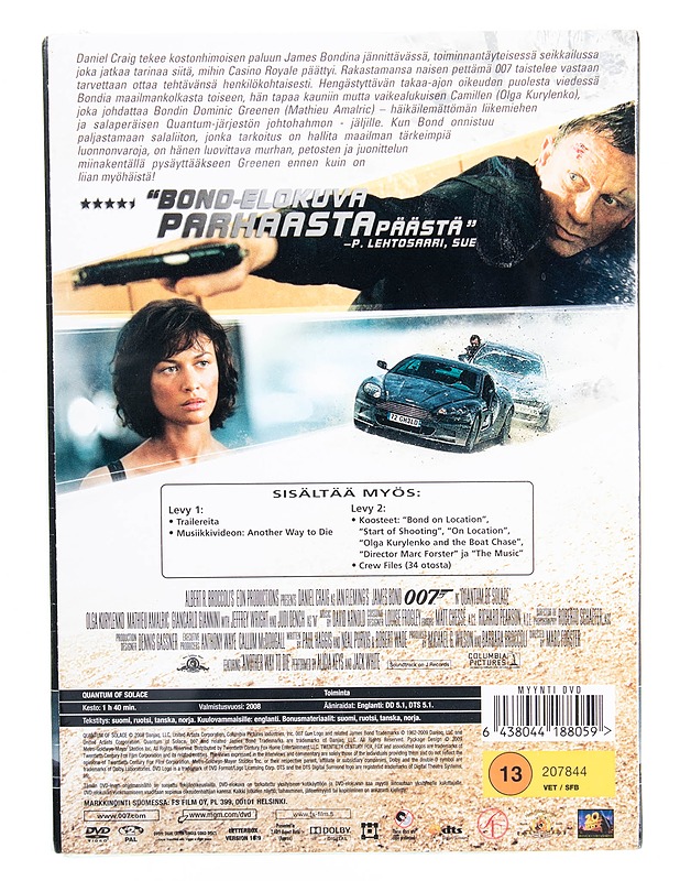 007 Quantum of Solace (Two-Disc Special Edition) - DVD - DVD-elokuvat - 10105615458 - 1