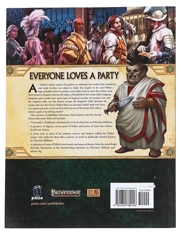 Pathfinder Adventure Path: Crownfall - Hillman, Thurston - Sarjakuvat - 10105615456 - 1