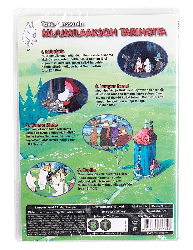 Muumilaakson tarinoita 12 : Lampun henki - DVD - DVD-elokuvat - 10105615473 - 1