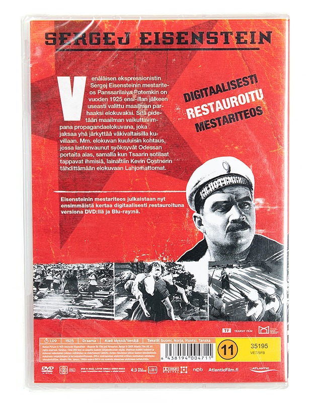 Panssarilaiva Potemkin - DVD - DVD-elokuvat - 10105615507 - 1