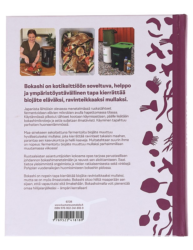 Bokashi : Keittiötähteistä ravinteikasta multaa helposti ja ekologisesti - Harlen, Jenny - Tietokirjat ja oppaat - 10105615520 - 1