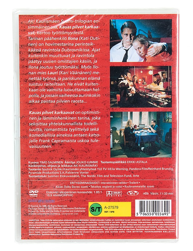 Kauas pilvet karkaavat - DVD - DVD-elokuvat - 10105615524 - 1