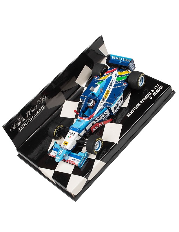 MINICHAMPS Benetton Renault B 197 pienoisauto - Muut sisustustavarat - 10105615537 - 1