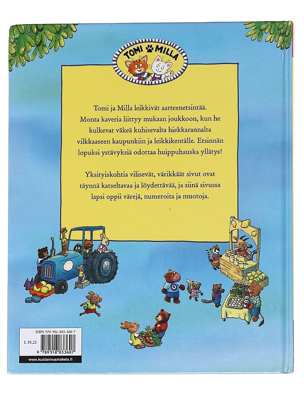 Tomi ja Milla etsivät aarretta - Parker-Rees, Guy - Lastenkirjat - 10105615570 - 1