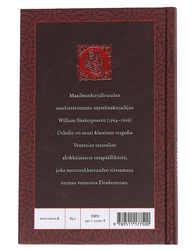 Othello / Venetsian mauri - Shakespeare, William - Tietokirjat ja oppaat - 10105615586 - 1
