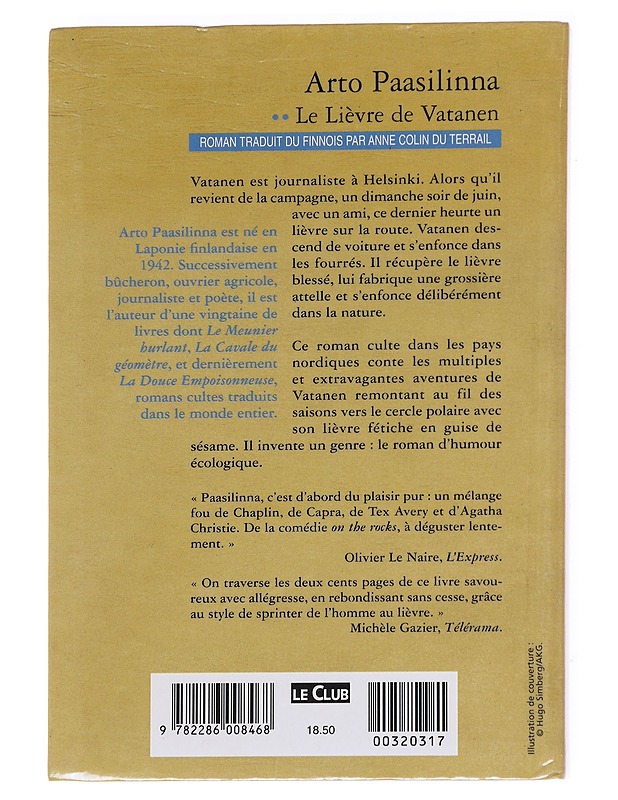 Le Lievre De Vatanen - Arto Paasilinna - Romaanit ja novellit - 10105615601 - 1